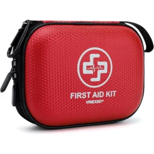 150-Piece Mini First Aid Kit — Waterproof Hard Shell Emergency Medical Kit