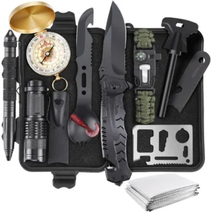 13-in-1 Survival Kit — Compact Tactical Gear Set with Emergency Tools